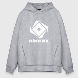 Мужское худи оверсайз ROBLOX WHITE LOGO