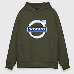 Мужское худи оверсайз Volvo, логотип