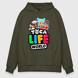 Мужское худи оверсайз TOCA LIFE WORLD ТОКА ЛАЙФ ВОРЛД ПЕРСОНАЖИ