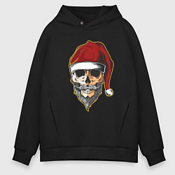 Мужское худи оверсайз Santa Skull