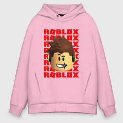 Мужское худи оверсайз ROBLOX RED LOGO LEGO FACE