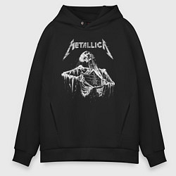 Мужское худи оверсайз Metallica - thrash metal!