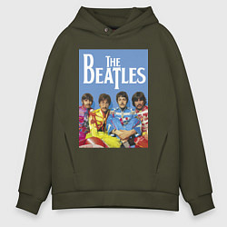 Мужское худи оверсайз The Beatles - world legend!