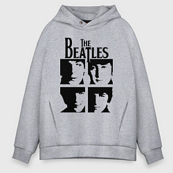 Мужское худи оверсайз The Beatles - legendary group!