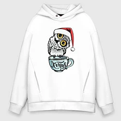 Мужское худи оверсайз X-mas Owl