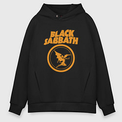 Толстовка оверсайз мужская Black Sabbath Vol 4 Рок группа, цвет: черный