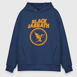 Толстовка оверсайз мужская Black Sabbath Vol 4 Рок группа, цвет: тёмно-синий