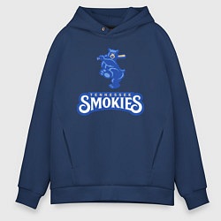 Мужское худи оверсайз Tennessee smokies - baseball team