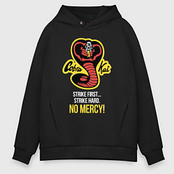 Мужское худи оверсайз Cobra Kai No mercy!