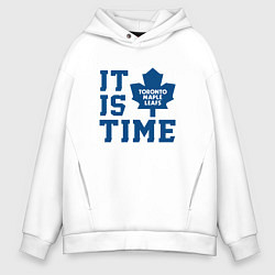 Мужское худи оверсайз It is Toronto Maple Leafs Time, Торонто Мейпл Лифс