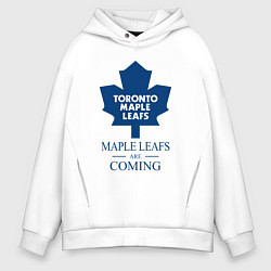 Мужское худи оверсайз Toronto Maple Leafs are coming Торонто Мейпл Лифс