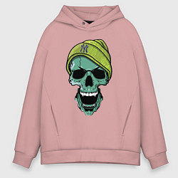 Мужское худи оверсайз New York Yankees Cool skull