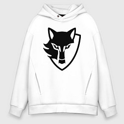 Мужское худи оверсайз Wolf Emblem