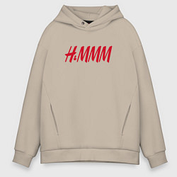 Мужское худи оверсайз H&MMM LOGO