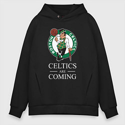 Мужское худи оверсайз Boston Celtics are coming Бостон Селтикс