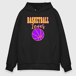 Мужское худи оверсайз Basketball Lover