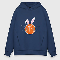 Мужское худи оверсайз Basketball Bunny
