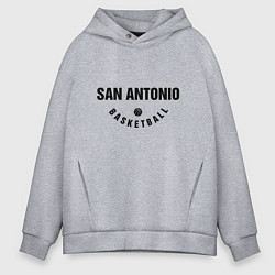 Мужское худи оверсайз San Antonio Basketball