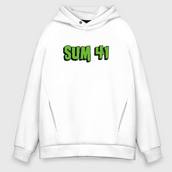 Толстовка оверсайз мужская SUM41 LOGO, цвет: белый