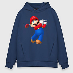 Мужское худи оверсайз Марио - крутейший гольфист Super Mario