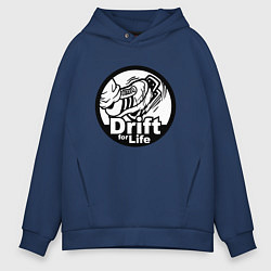 Мужское худи оверсайз Drift for life!