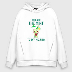 Мужское худи оверсайз You are mint ot my mojito