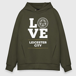 Мужское худи оверсайз Leicester City Love Classic