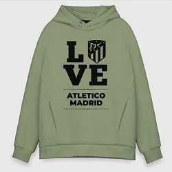 Мужское худи оверсайз Atletico Madrid Love Классика