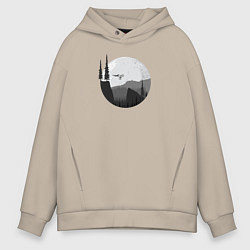 Мужское худи оверсайз Давай через овраг