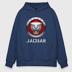 Толстовка оверсайз мужская JAGUAR Jaguar, цвет: тёмно-синий