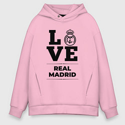 Мужское худи оверсайз Real Madrid Love Классика