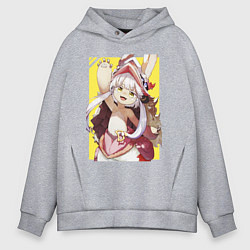 Толстовка оверсайз мужская Nanachi made in abyss, цвет: меланж