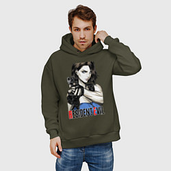 Толстовка оверсайз мужская Jill RE3, цвет: хаки — фото 2