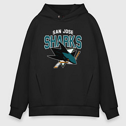 Мужское худи оверсайз SAN JOSE SHARKS NHL