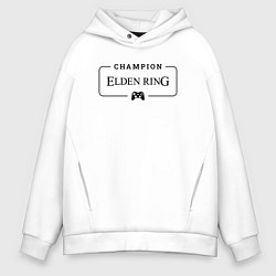 Мужское худи оверсайз Elden Ring Gaming Champion: рамка с лого и джойсти