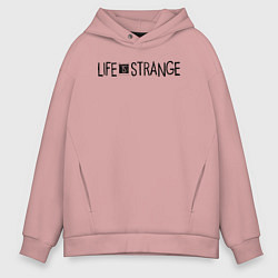 Мужское худи оверсайз Life Is Strange Game logo