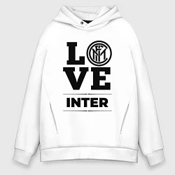 Мужское худи оверсайз Inter Love Классика