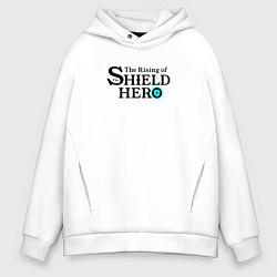 Мужское худи оверсайз The Rising of the Shield Hero logo black color