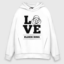 Толстовка оверсайз мужская Elden Ring Love Classic, цвет: белый