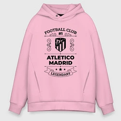 Мужское худи оверсайз Atletico Madrid: Football Club Number 1 Legendary