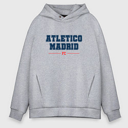 Толстовка оверсайз мужская Atletico Madrid FC Classic, цвет: меланж