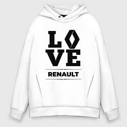 Мужское худи оверсайз Renault Love Classic