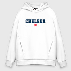 Толстовка оверсайз мужская Chelsea FC Classic, цвет: белый