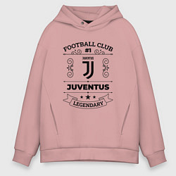 Мужское худи оверсайз Juventus: Football Club Number 1 Legendary