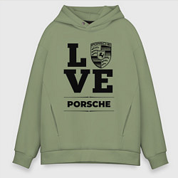 Толстовка оверсайз мужская Porsche Love Classic, цвет: авокадо