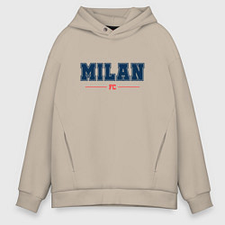 Мужское худи оверсайз Milan FC Classic