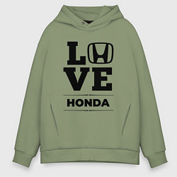 Толстовка оверсайз мужская Honda Love Classic, цвет: авокадо