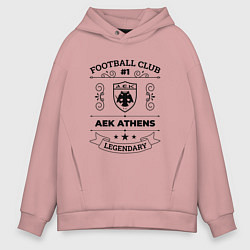 Мужское худи оверсайз AEK Athens: Football Club Number 1 Legendary