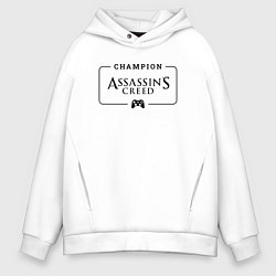 Мужское худи оверсайз Assassins Creed Gaming Champion: рамка с лого и дж
