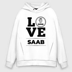 Мужское худи оверсайз Saab Love Classic